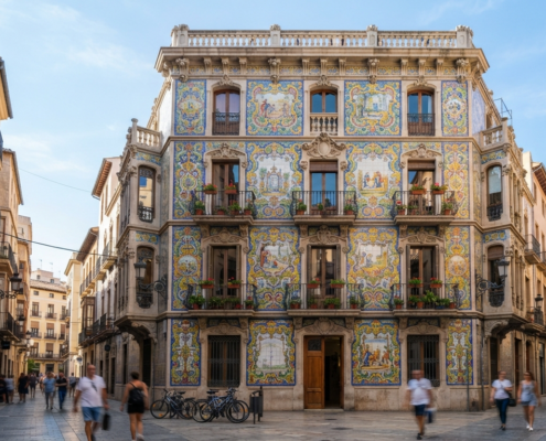 Fachadas de cerámica en Valencia