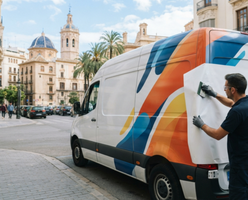Rotulación de vehículos de empresa en Valencia