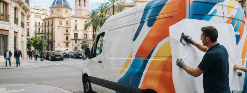Rotulación de vehículos de empresa en Valencia